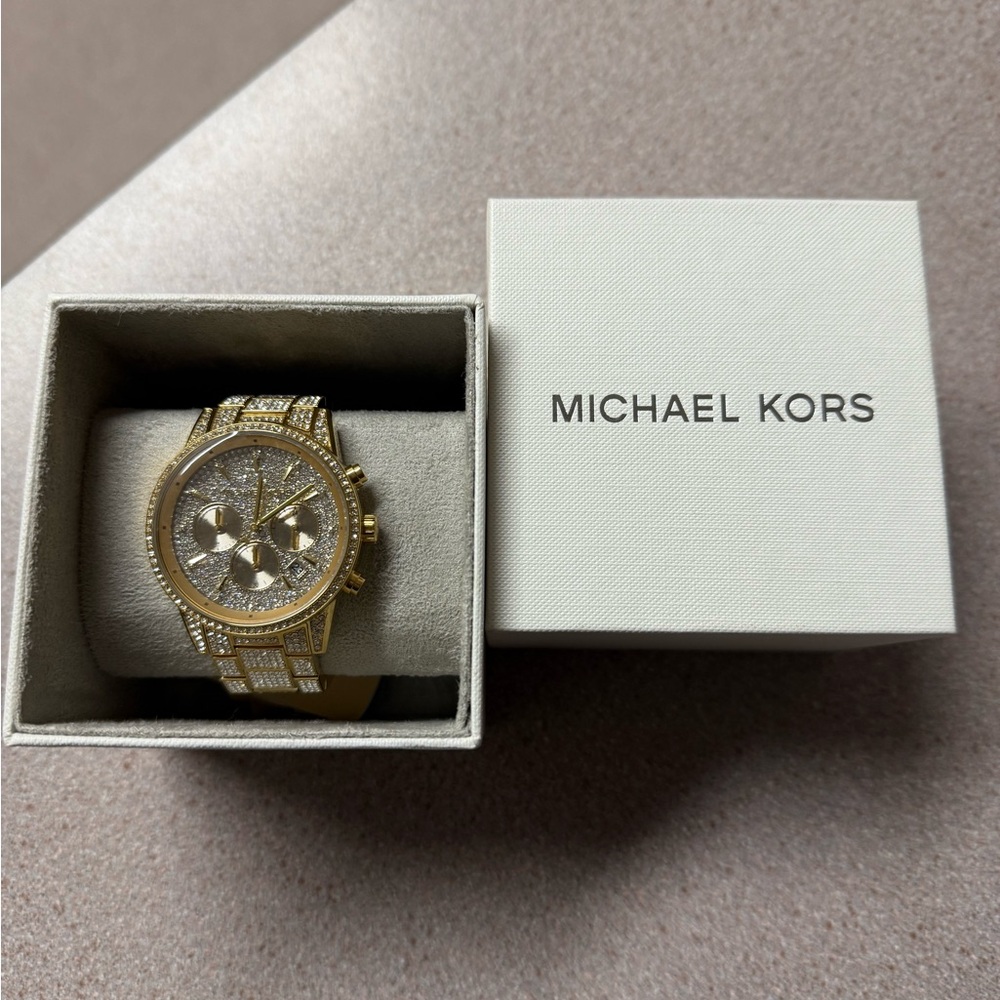 Michael Kors Dazzling Gold Timepiece